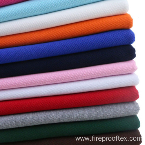 Permanent Fireproof Cotton Spandex Blend Mesh Fabric